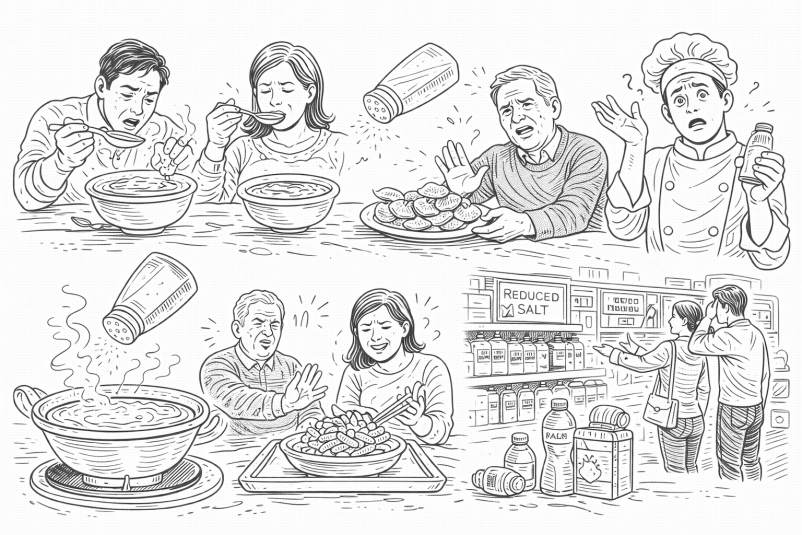 もし塩が10倍しょっぱく感じたら